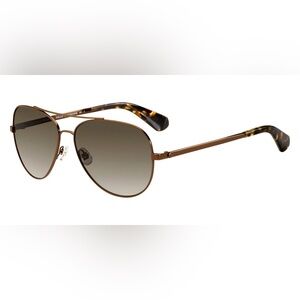 Kate Spade Avaline 2 Aviator Sunglasses. Brown/Tortoise. Polarized. Brand New.